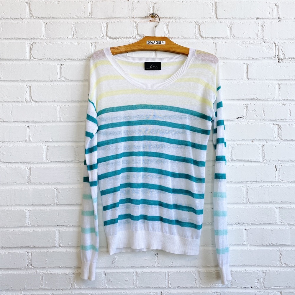 LINE Linen Light Striped Sweater Size S